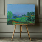 Vibrant Green Hills, arte de Jukyong Park impreso en canvas
