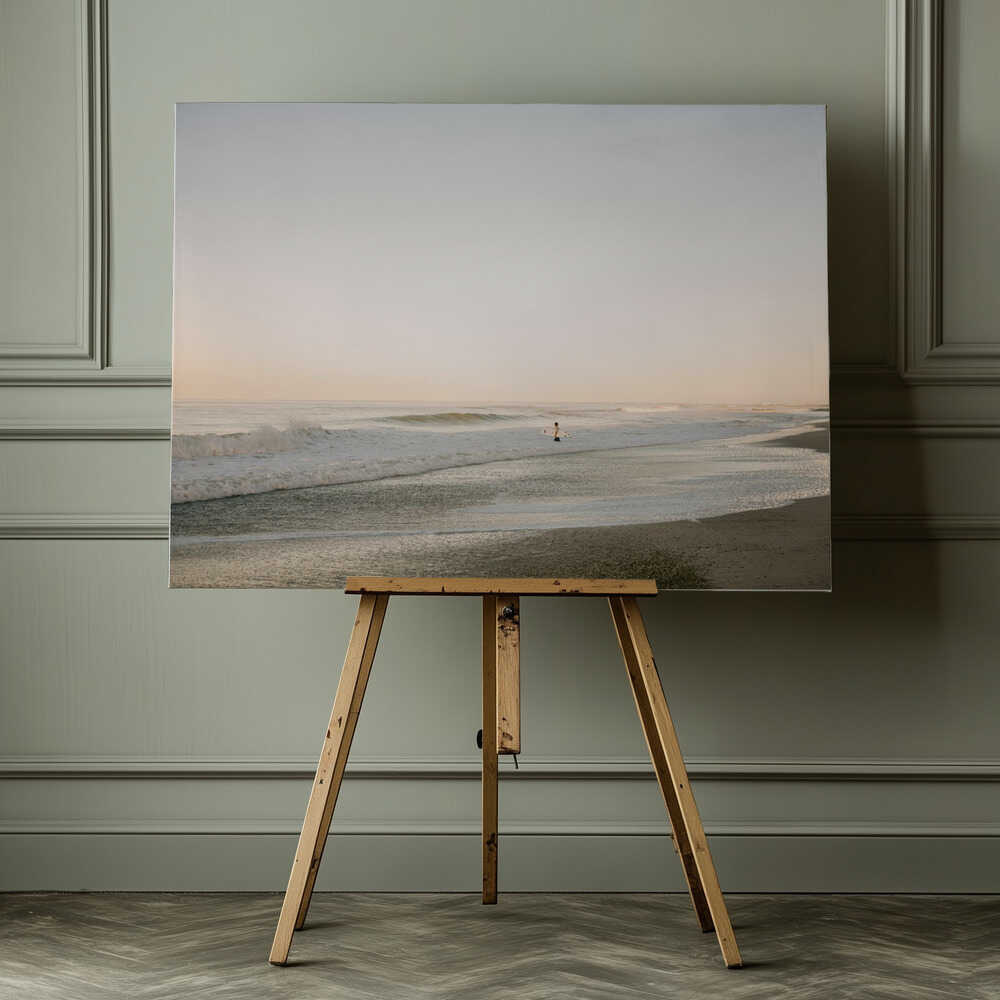 The First Surfer, arte de Raisa Zwart impreso en canvas