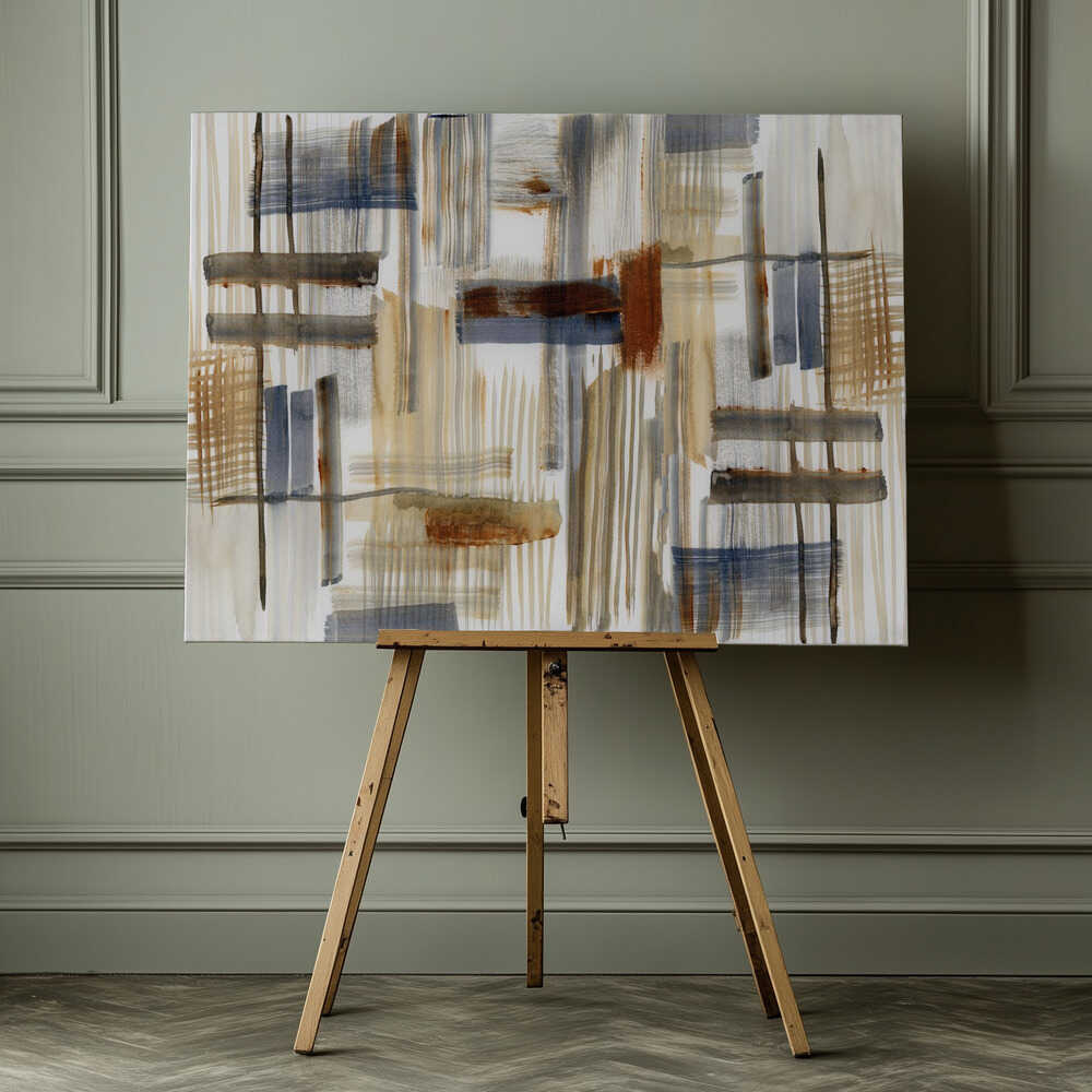 Abstract Woven Strokes