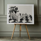 Jlr Attheendoftheday Copy, arte de Jenny Liz Rome impreso en canvas