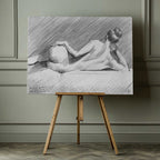 Reclining Nude Study, arte de Corné Akkers impreso en canvas