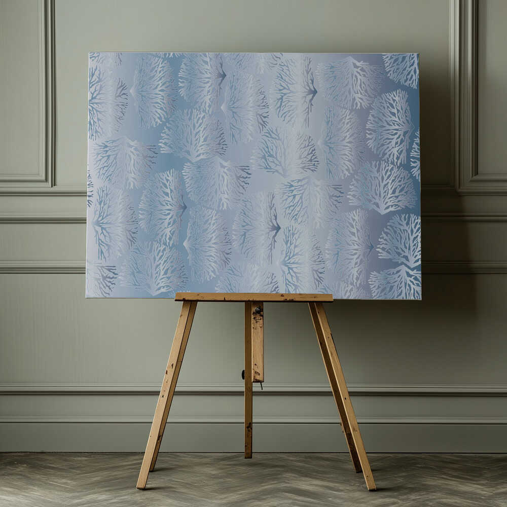 Icy Blue Branches, arte de Sue Skellern impreso en canvas