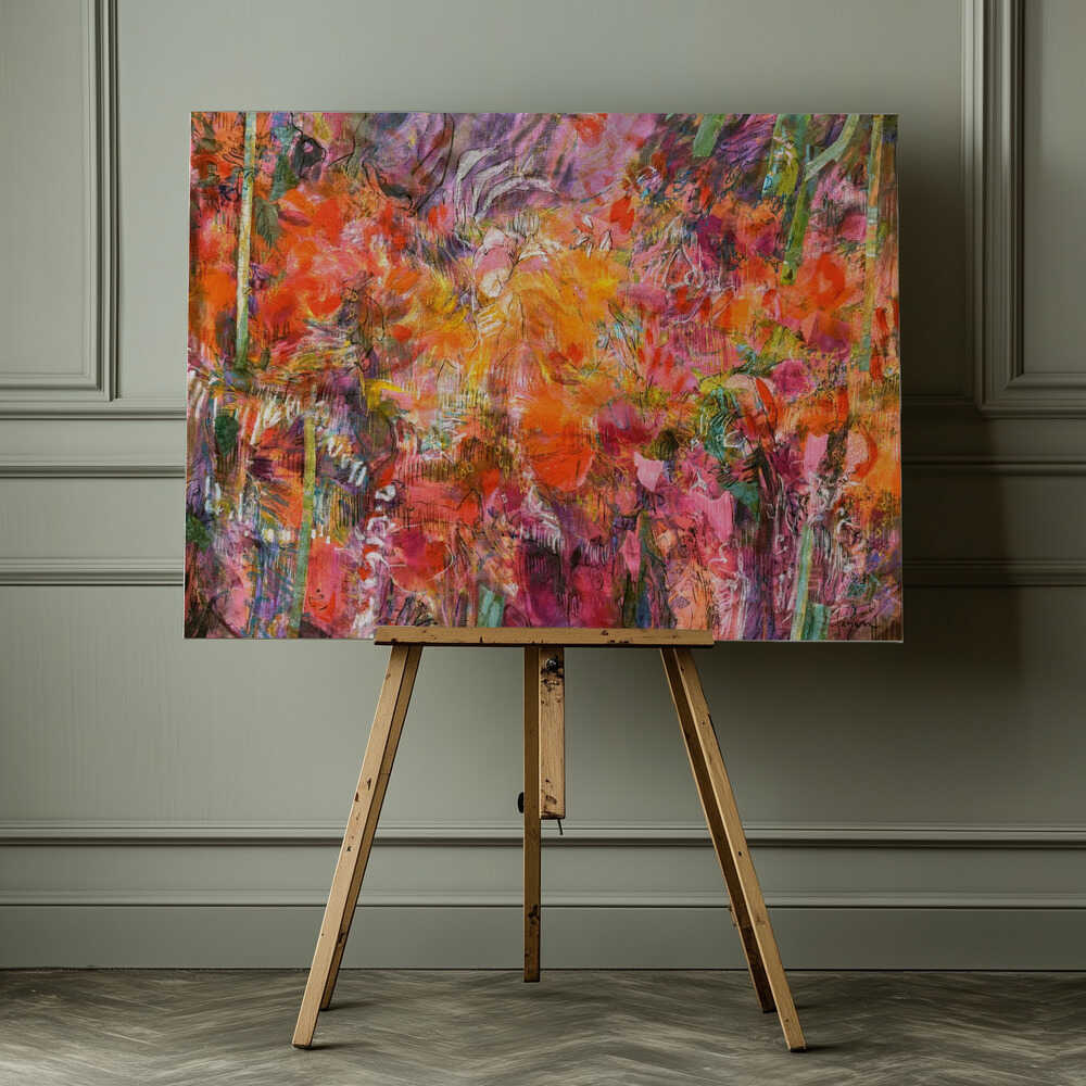 Vibrant Flora Tapestry