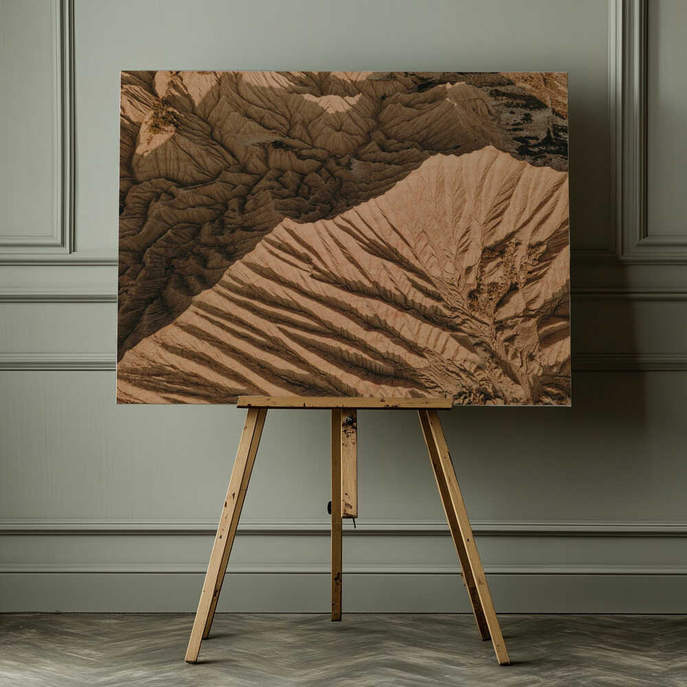 Sculpted Desert Landscape, arte de Javier Pardina impreso en canvas