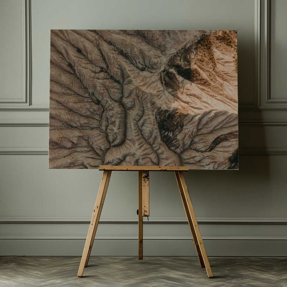 Arid Earth Patterns, arte de Javier Pardina impreso en canvas