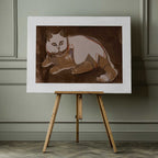 Modern Cat Resting