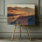Golden Hour Hills, arte de Javier Pardina impreso en canvas