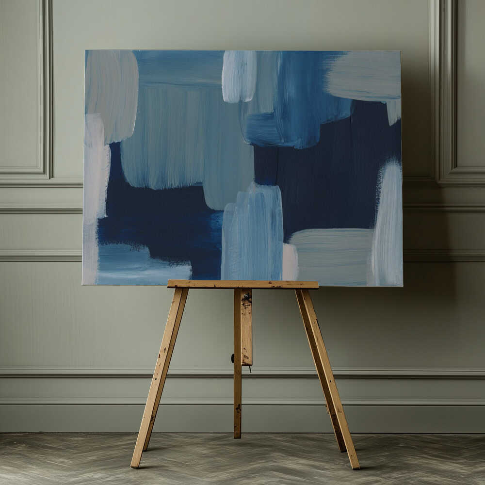 Abstract Brush Strokes, arte de Mareike Böhmer impreso en canvas
