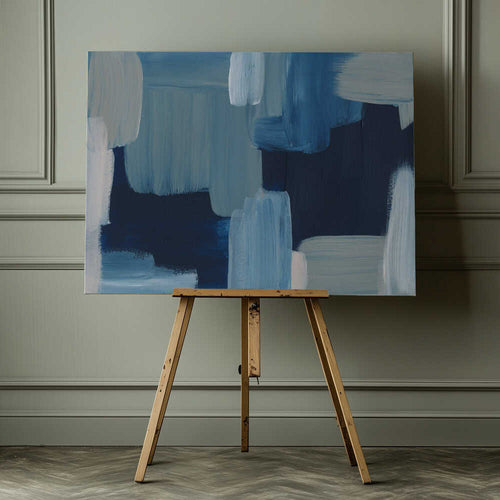 Abstract Brush Strokes, arte de Mareike Böhmer impreso en canvas