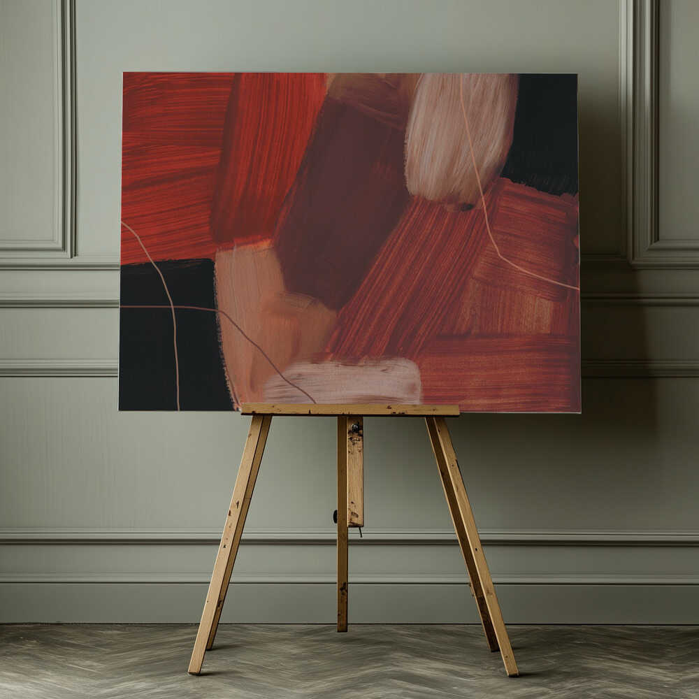 Abstract Brush Strokes, arte de Mareike Böhmer impreso en canvas