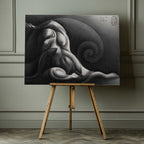 Golden Spiral Figure, arte de Corné Akkers impreso en canvas