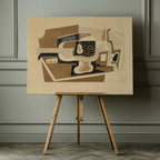 Juan Gris's Still Life, arte de Juan Gris impreso en canvas