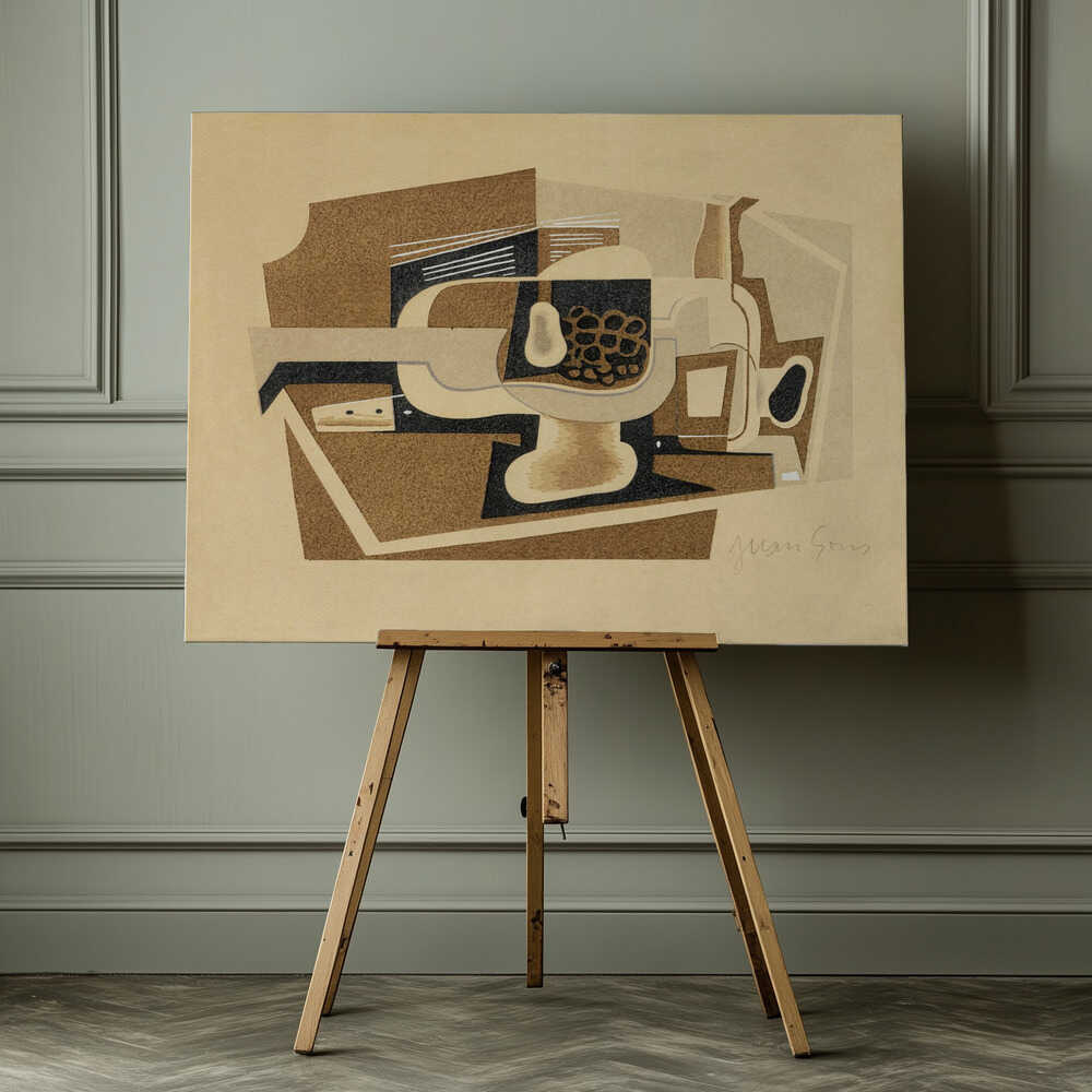Juan Gris's Still Life, arte de Juan Gris impreso en canvas