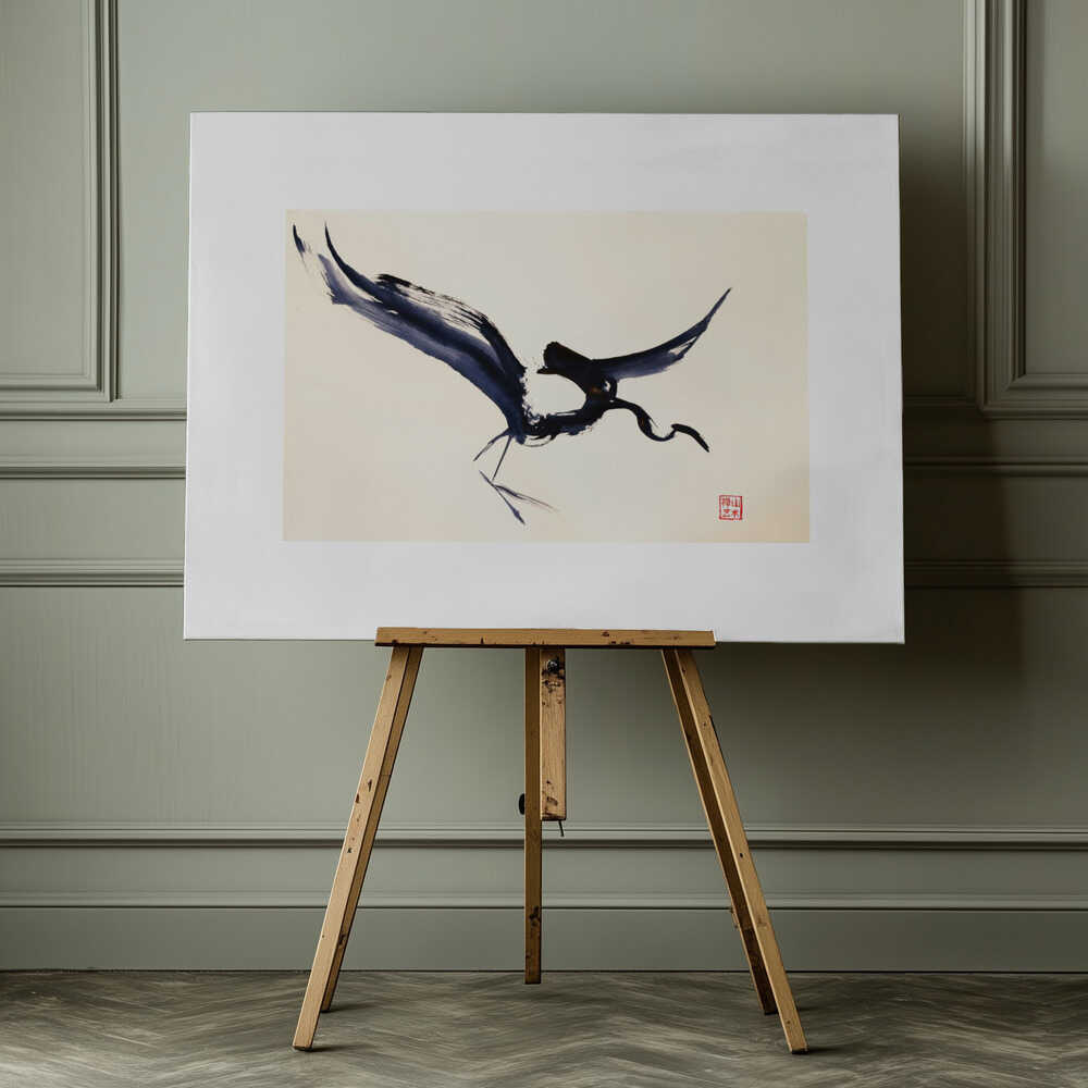 Flying Ink Crane