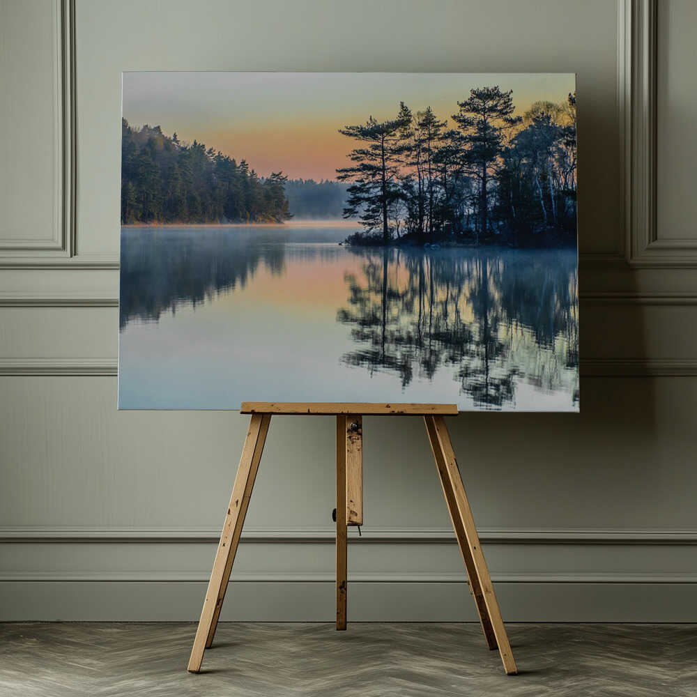 Serene Morning Reflections