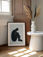 Quiet Reflection, arte de jay stanley enmarcado en una pared