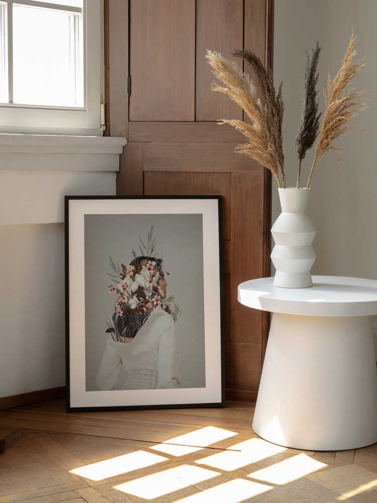 You Gifted Me an Autumn, arte de Frank Moth enmarcado en una pared
