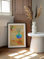Summer Day Vibes, arte de Raissa Oltmanns enmarcado en una pared