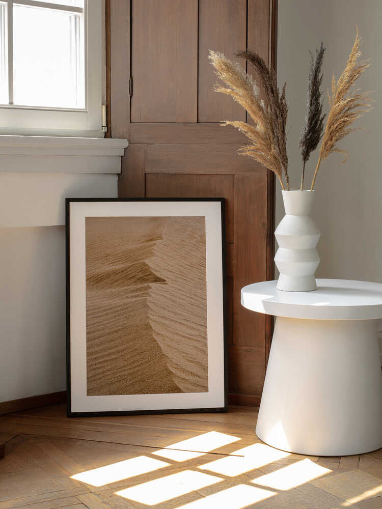 Flowing Sand Ripples, arte de Photolovers enmarcado en una pared
