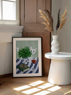 Cozy Cat Reading Nook, arte de EMELIEmaria enmarcado en una pared