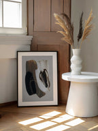 Abstract Brush Strokes 108X, arte de Mareike Böhmer enmarcado en una pared