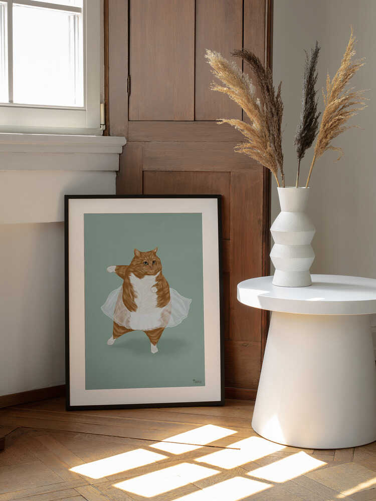 Dancing Ballet Cat