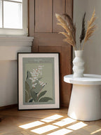 Lily Valley New York, arte de Annick enmarcado en una pared