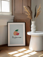 Pamplemousse Fresh Citrus, arte de Rio Soléy enmarcado en una pared