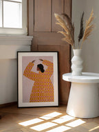 Dancing Woman in Orange