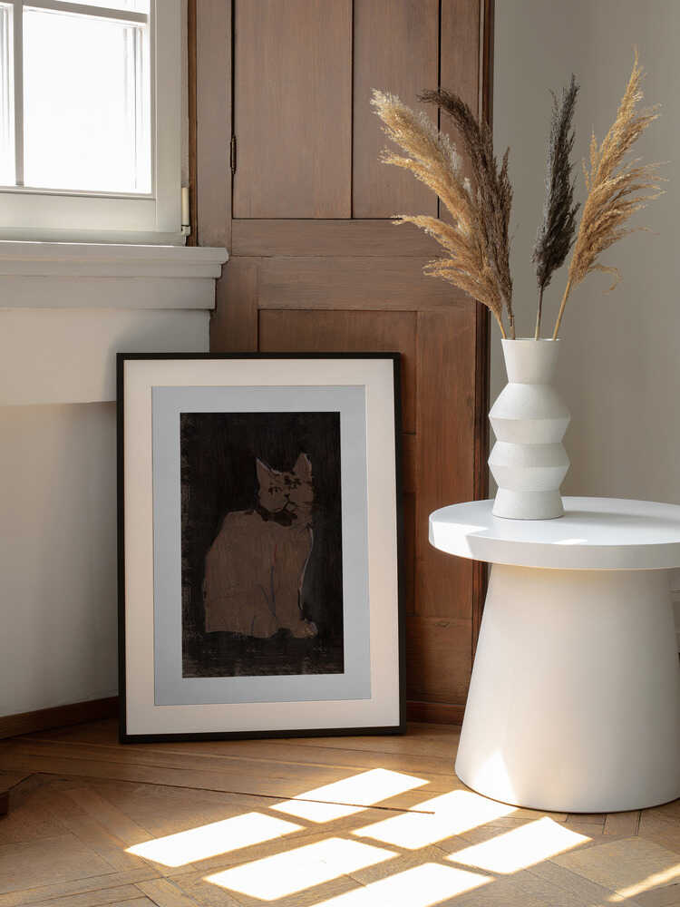 Moody Cat Portrait