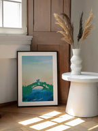 Couple's Peaceful Horizon, arte de Annelien Smet enmarcado en una pared