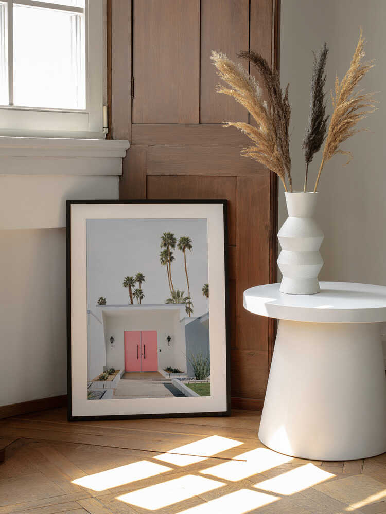 Palm Springs 3, arte de Kathrin Pienaar enmarcado en una pared