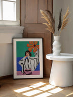 Vibrant Fashion Abstract, arte de City Art enmarcado en una pared
