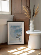 Delicate Bird And Foliage, arte de Marja van den Hurk enmarcado en una pared