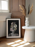 Elegant Butterfly Botanicals, arte de Marja van den Hurk enmarcado en una pared