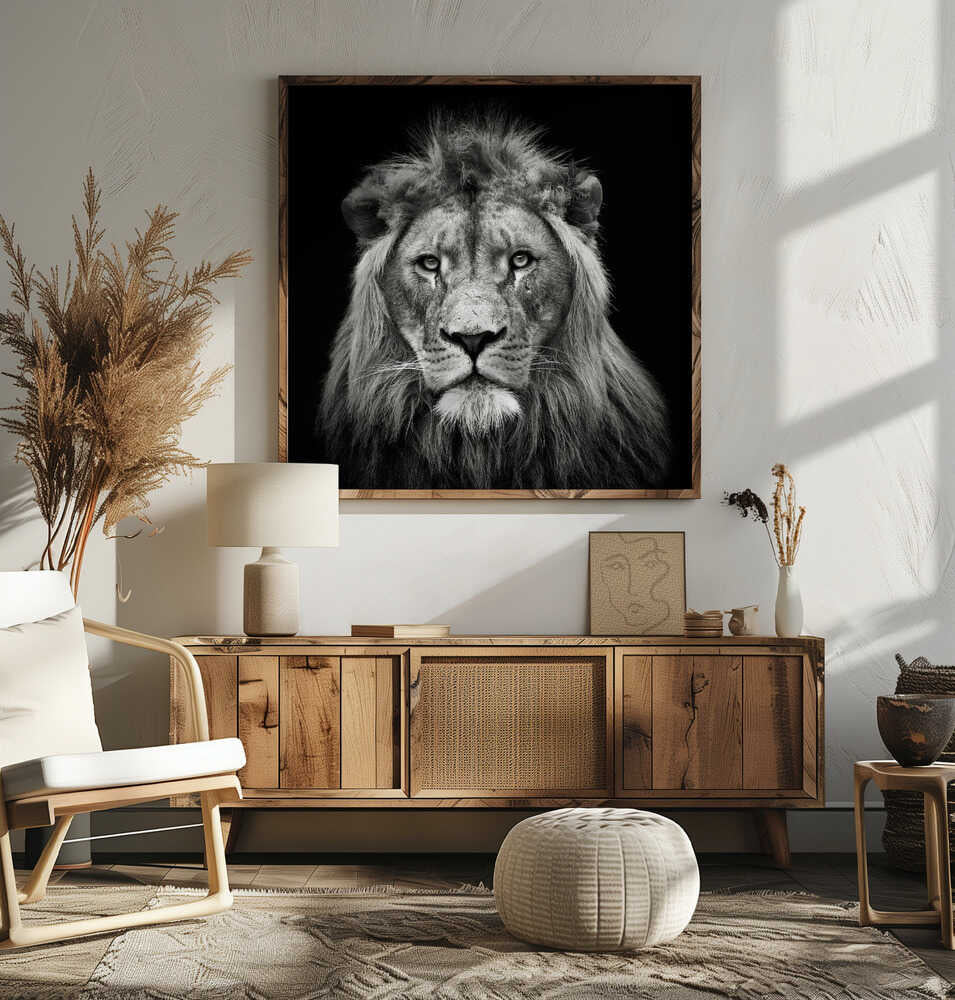 Majestic Lion Portrait, arte de Christian Meermann