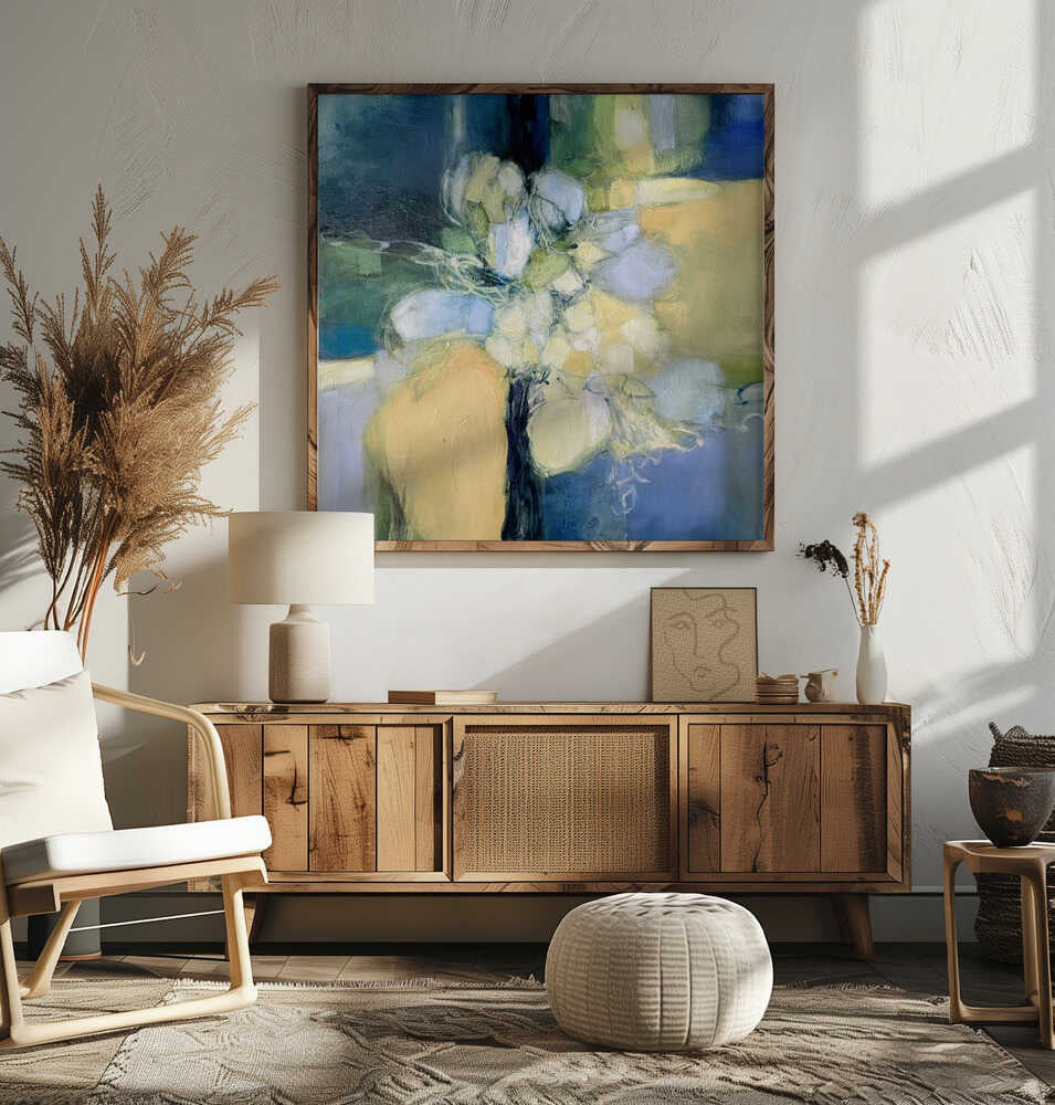 Serene Floral Abstract, arte de Julia Purinton