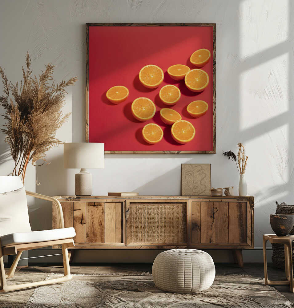 Sunny Orange Halves, arte de Julia Ramiro