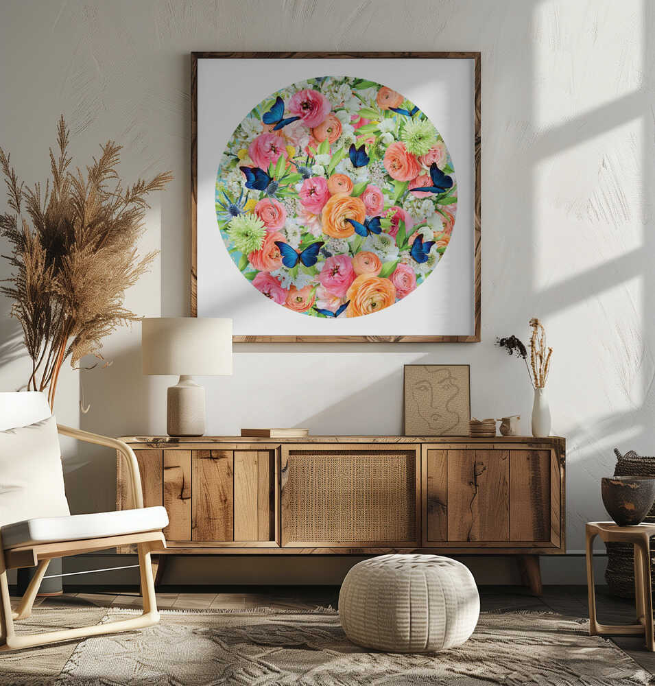 Vibrant Butterfly Garden, arte de Sue Skellern