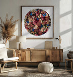 Deep Floral Butterflies, arte de Sue Skellern