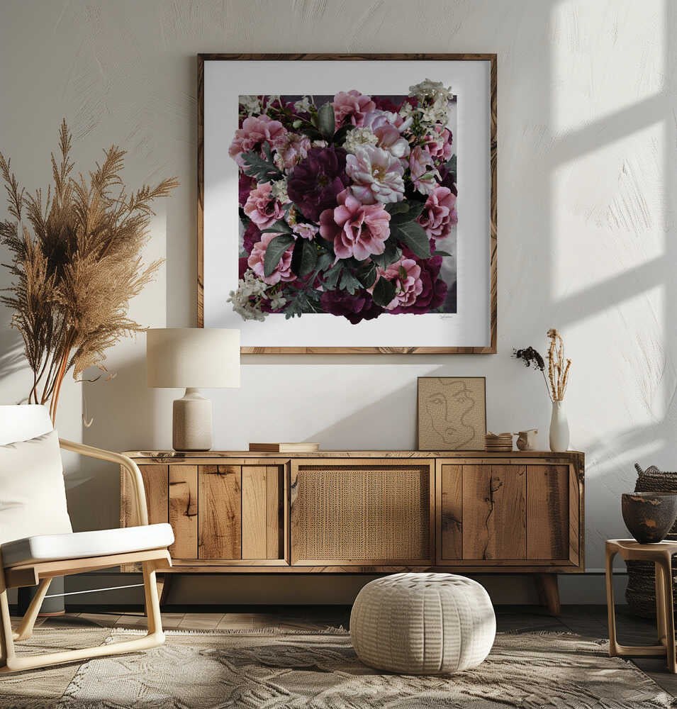 Moody Rose Bouquet, arte de Sue Skellern