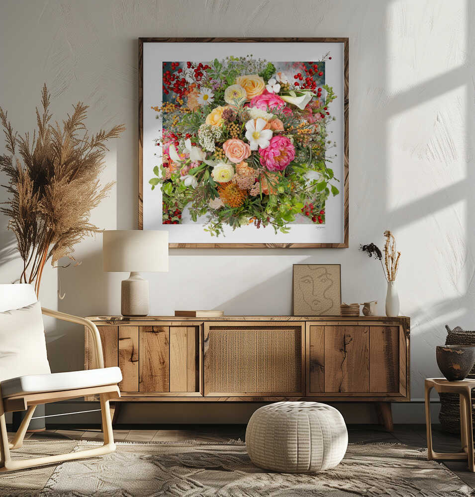 Vibrant Floral Bouquet, arte de Sue Skellern