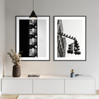 Ciudad en Blanco y Negro · Dúo — set de 2 cuadros enmarcados, La Pared